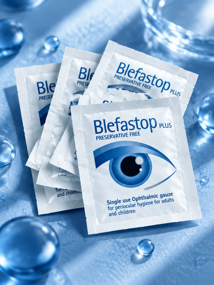 Blefastop Plus 28 adet Göz Temizleme Mendili