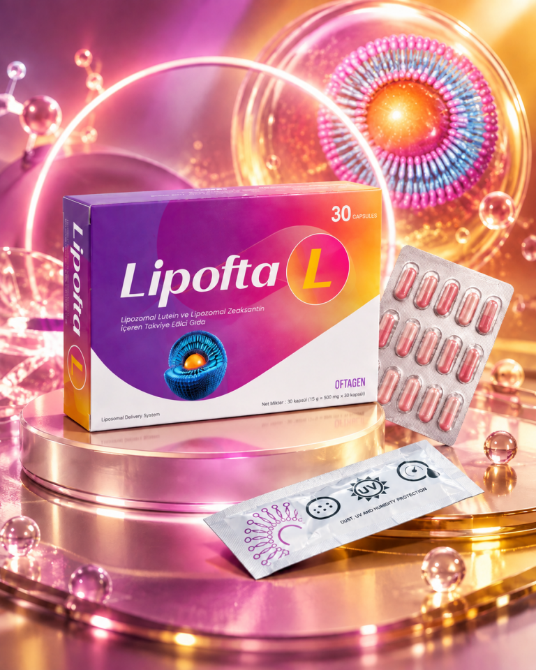 Lipofta L 30 Kapsül Lipozomal Lutein, Lipozomal Zeaksantin Ve Koenzim Q10 Içeren Takviye Edici Gıda