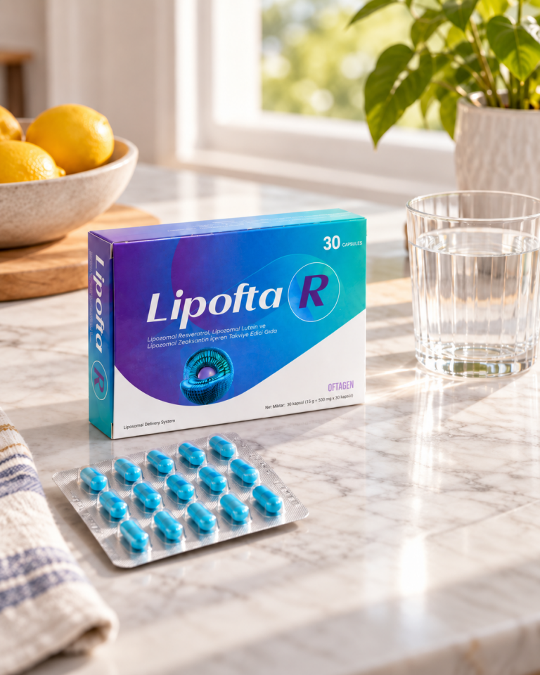 Lipofta R 30 Kapsül Multi Lipozomal Vitamin Kompleks Resveratrol, Koenzim Q10, Balık Yağları