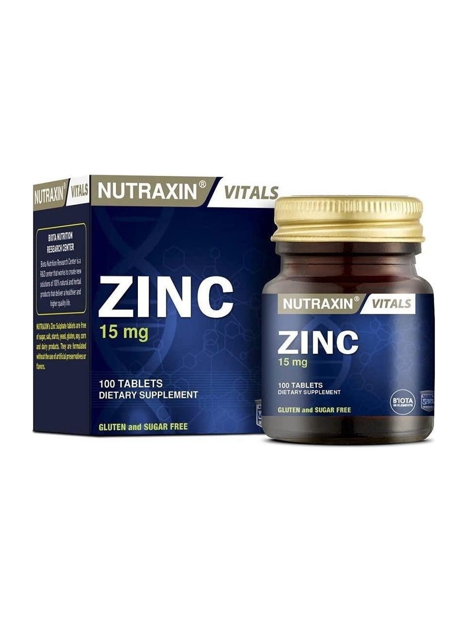 Nutraxın Zınc 15 Mg 100 Tablet 1 Paket(1 x 100 Tabletten)