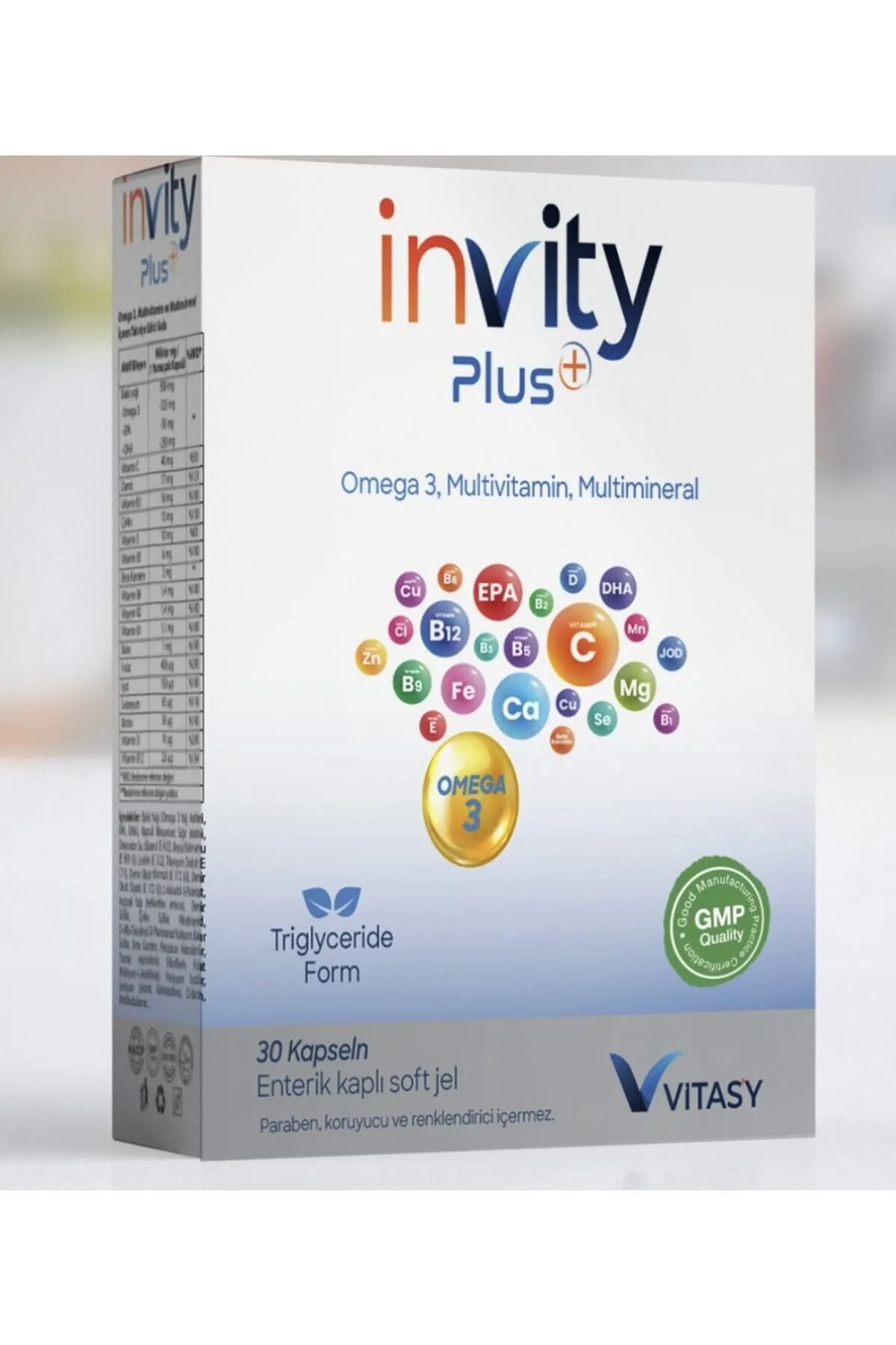 INVITY PLUS OMEGA3 MULT 30 KAPSUL