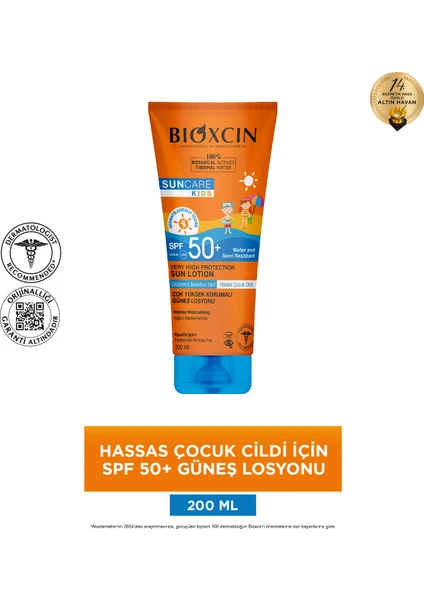 Bioxcin%20Sun%20Care%20Kids%20Spf%2050%20Çok%20Yüksek%20Korumalı%20Çocuk%20Güneş%20Losyonu%20200%20Ml