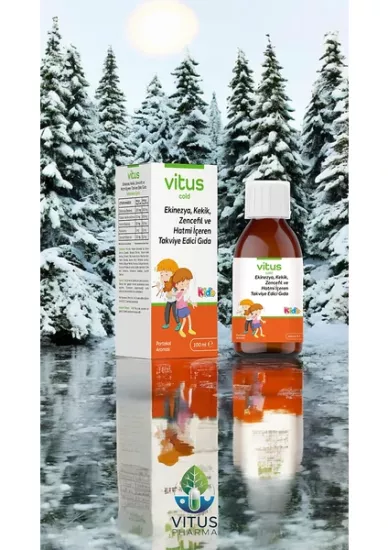 Vitus Pharma Cold - Ekinezya, Kekik, Zencefil ve Hatmi Içeren Takviye Edici Gıda